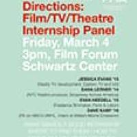 Film/TV/Theatre Internship Panel