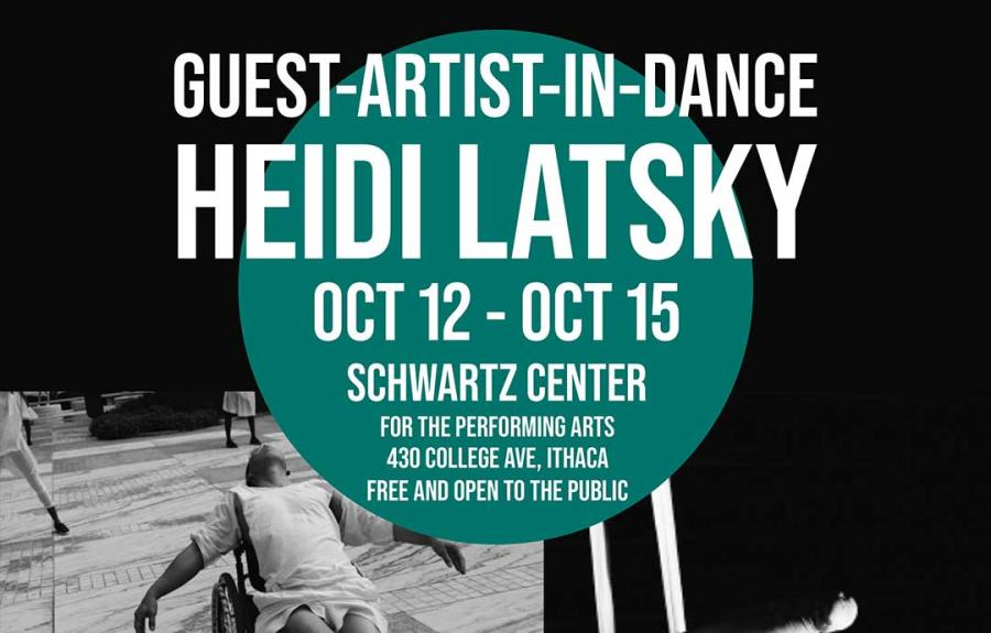 Poster for Guest-Artist-In-Dance Heidi Latsky at PMA