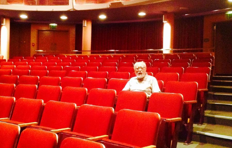 Marvin Carlson in the Schwartz Center&#039;s Kiplinger Theatre