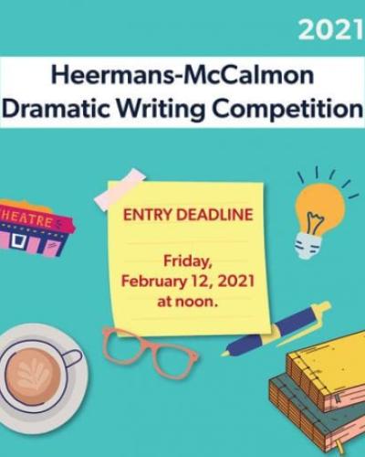 Heermans McCalmon submission announcement. Due date February 12, 2021, at noon.