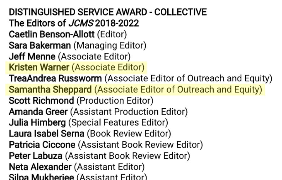 Graphic of Distinguished Service Award