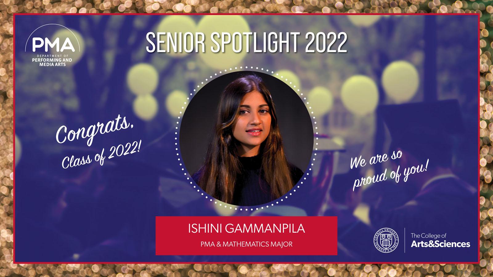 Photo of Graduate Spotlight 2022 Ishini Gammanpila