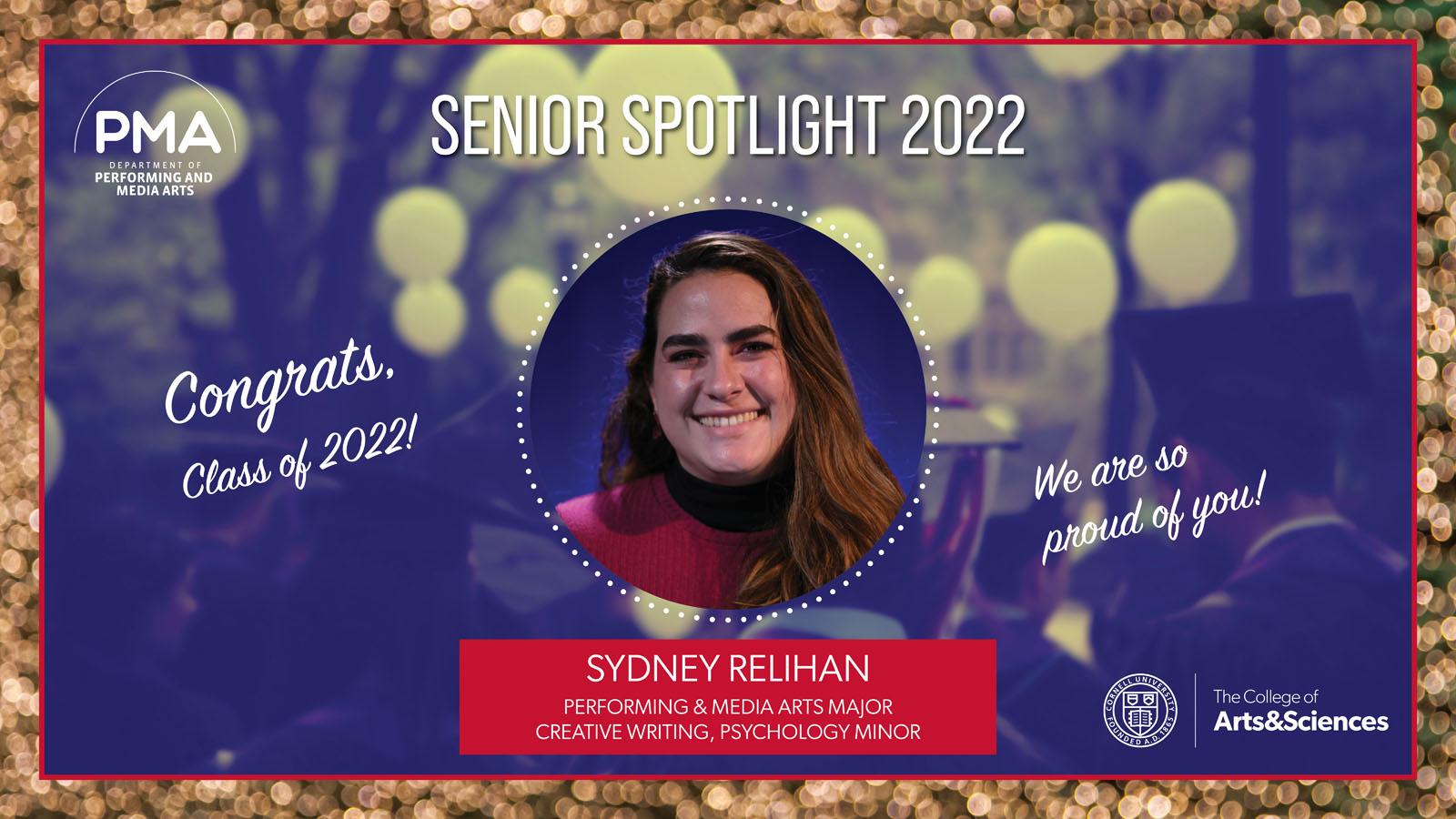 Photo of Graduate Spotlight 2022 Sydney Relihan