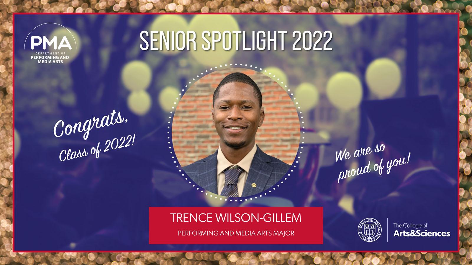 Photo of Graduate Spotlight 2022 Trence Wilson-Gillem