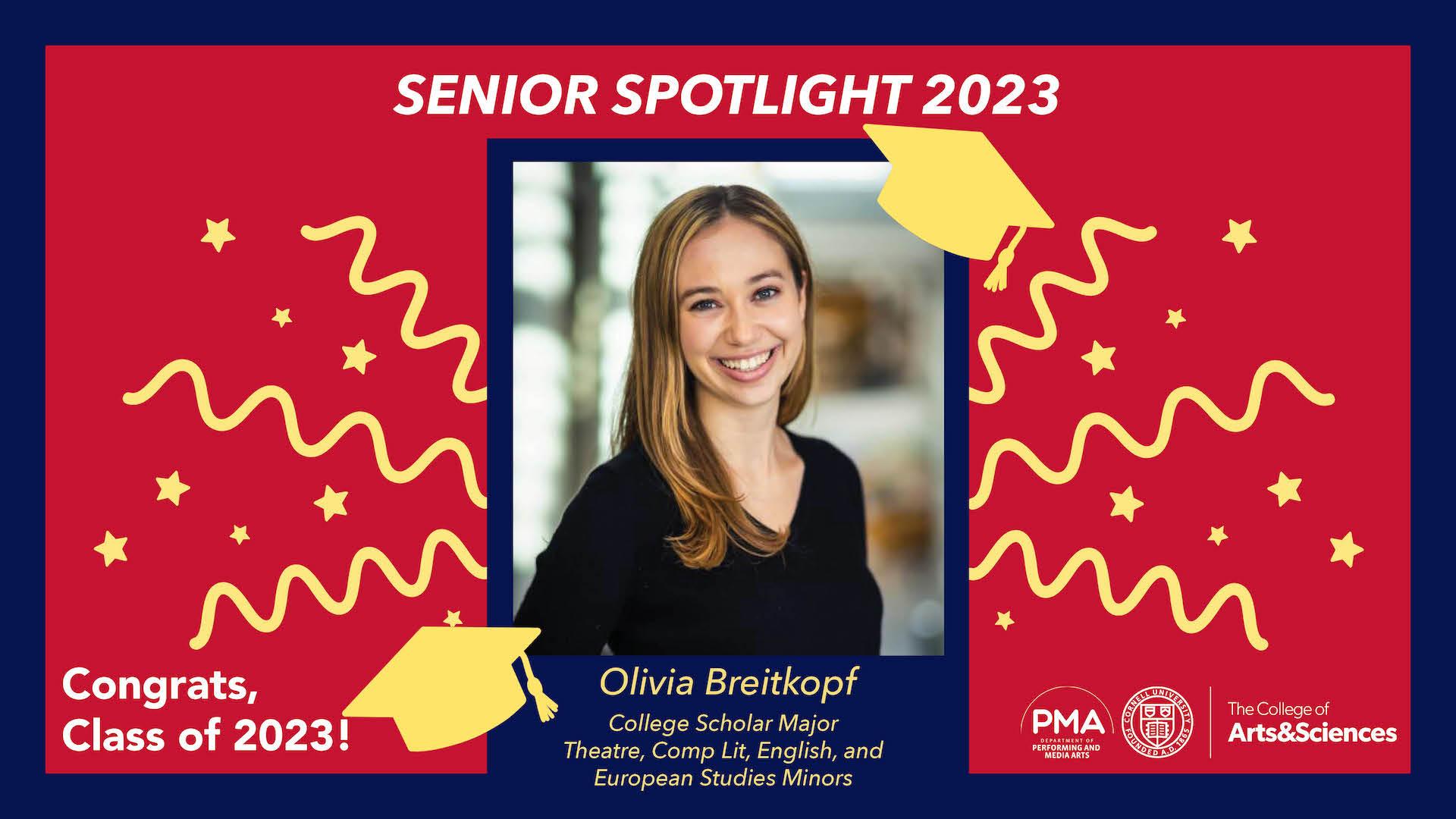 Senior Spotlight 2023 Minors slide with Olivia Breitkopf