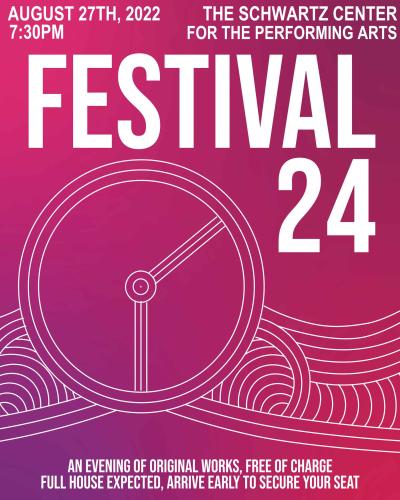 Flyer for Festival 24 - Fall 2022