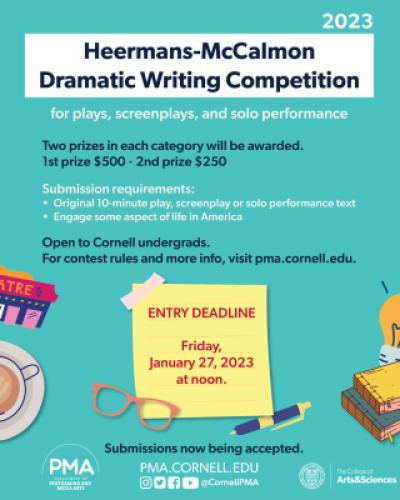 Heermans-McCalmon Dramatic Writing Competition 2023