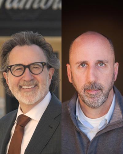 Headshots of Lee Rosenthal ‘87 and Bob Clendenin ‘87