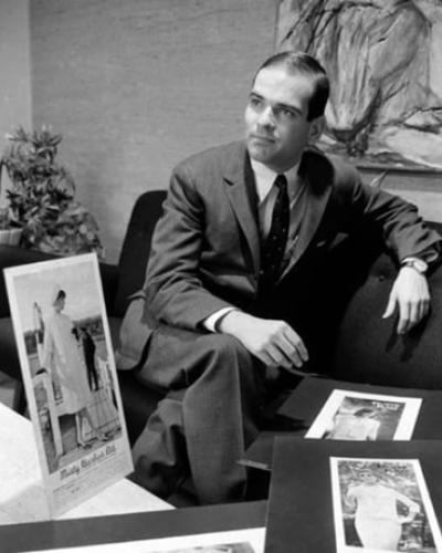 Richard Schwartz in his Manhattan office in 1965. Credit Allyn Baum/The New York Times