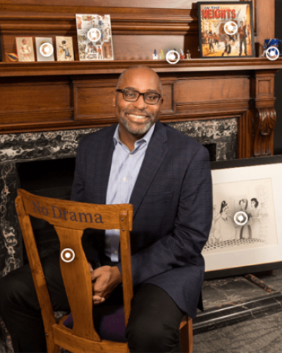 Harvey Young in his office at Boston University