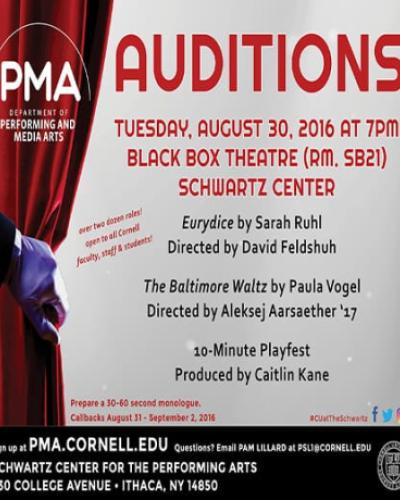 PMA Auditions Fall 2016