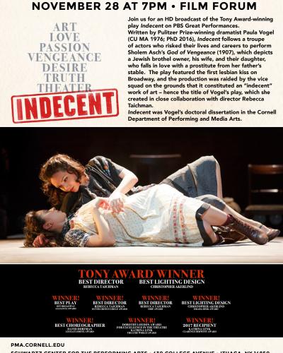 &quot;Indecent&quot; actresses lying on the stage